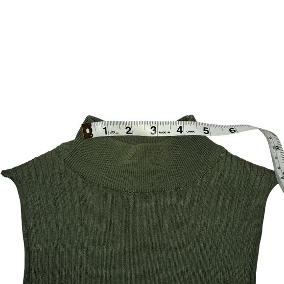 Rue21 Mock Neck Tank Womens Size M Classic Staple Cottagecore Preppy Indie Boho - Picture 7 of 10